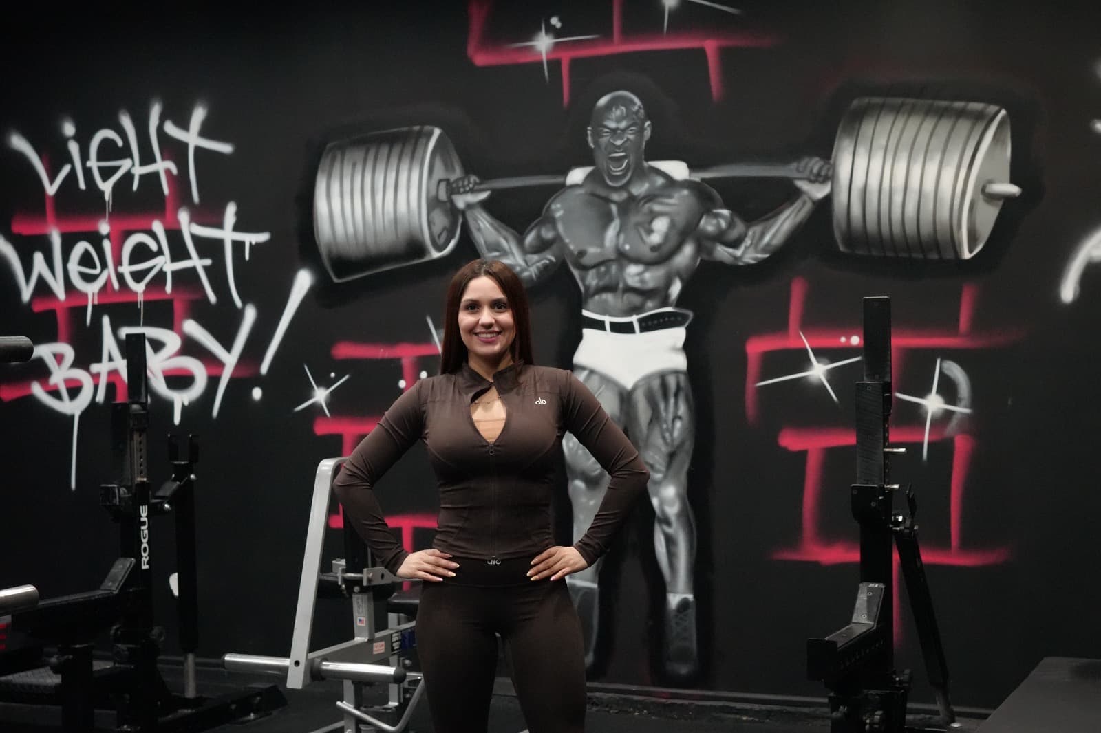 Andrea Fitness coach in the gym